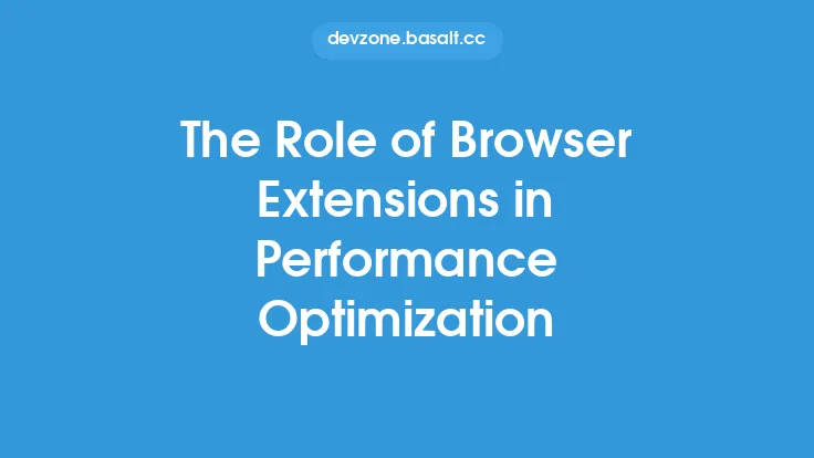 The Role of Browser Extensions in Performance Optimization Thumbnail