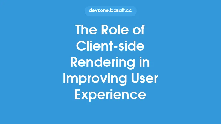 The Role of Client-side Rendering in Improving User Experience Thumbnail