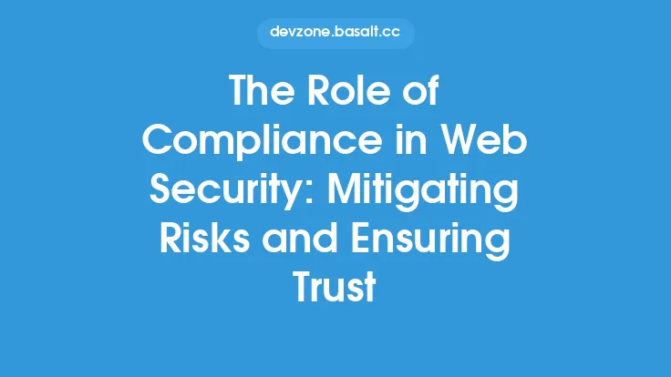 The Role of Compliance in Web Security: Mitigating Risks and Ensuring Trust Thumbnail