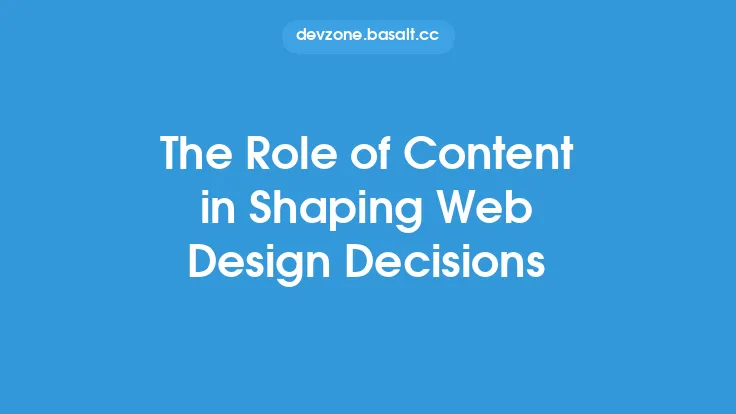 The Role of Content in Shaping Web Design Decisions Thumbnail