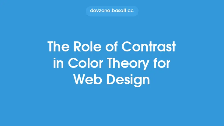 The Role of Contrast in Color Theory for Web Design Thumbnail