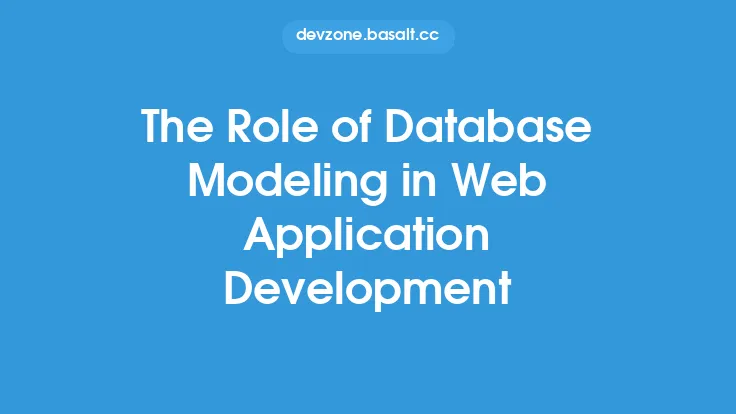 The Role of Database Modeling in Web Application Development Thumbnail