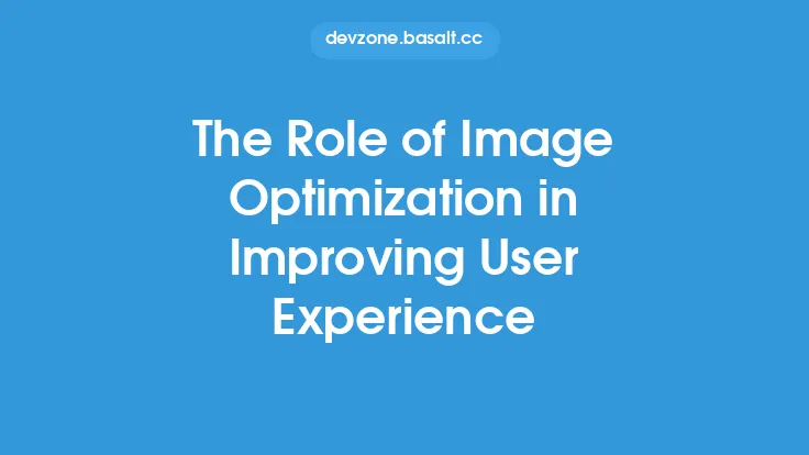 The Role of Image Optimization in Improving User Experience Thumbnail