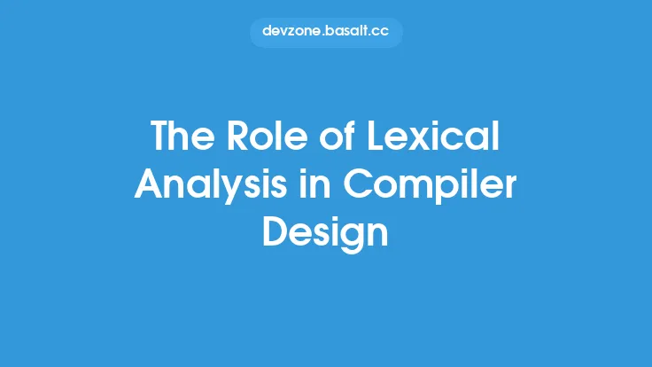 The Role of Lexical Analysis in Compiler Design Thumbnail