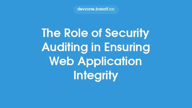 The Role of Security Auditing in Ensuring Web Application Integrity Thumbnail