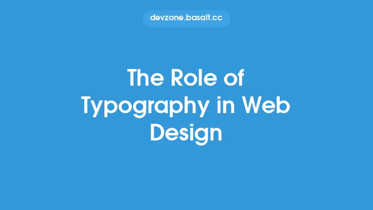The Role of Typography in Web Design Thumbnail