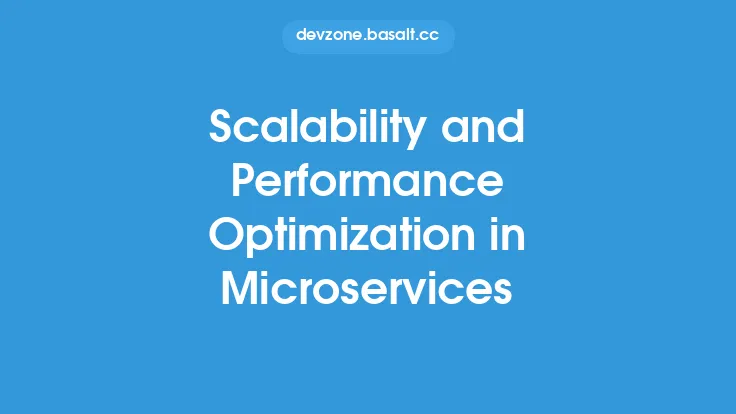 Scalability and Performance Optimization in Microservices Thumbnail