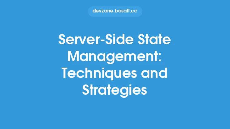 Server-Side State Management: Techniques and Strategies Thumbnail