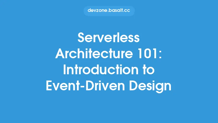 Serverless Architecture 101: Introduction to Event-Driven Design Thumbnail
