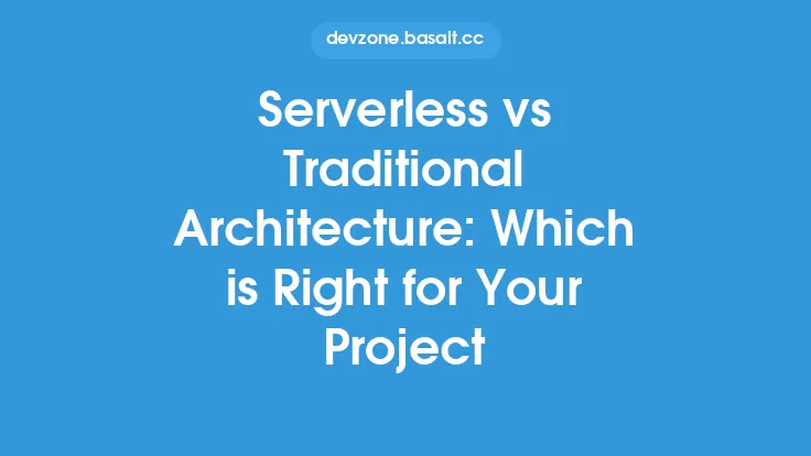 Serverless vs Traditional Architecture: Which is Right for Your Project Thumbnail