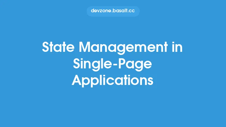 State Management in Single-Page Applications Thumbnail