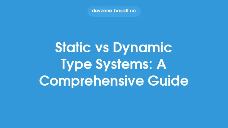 Static vs Dynamic Type Systems: A Comprehensive Guide Thumbnail