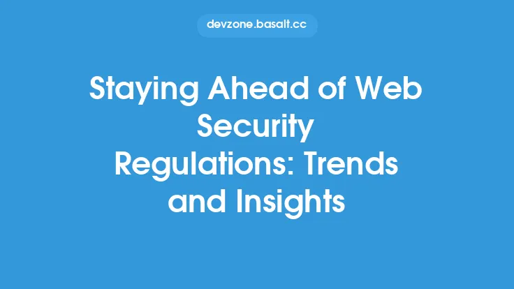 Staying Ahead of Web Security Regulations: Trends and Insights Thumbnail