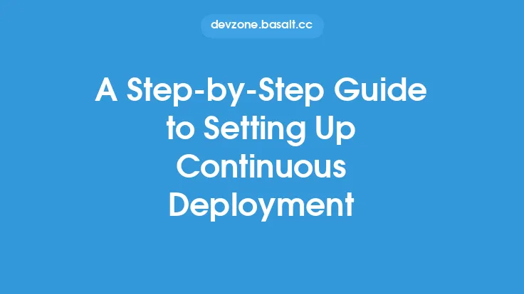A Step-by-Step Guide to Setting Up Continuous Deployment Thumbnail