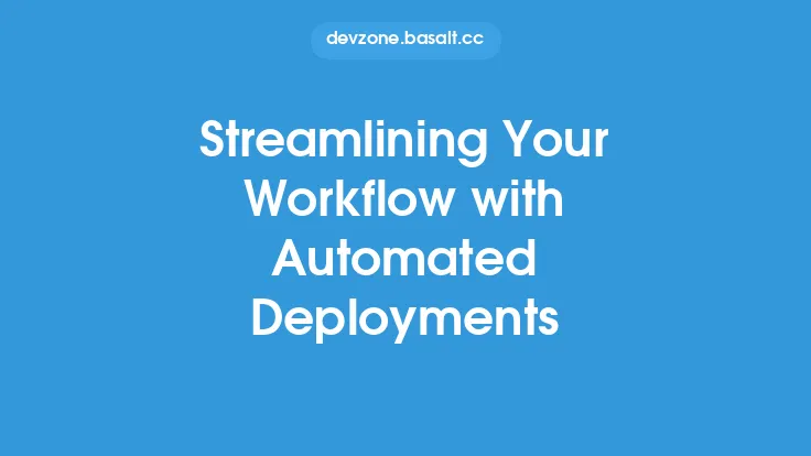 Streamlining Your Workflow with Automated Deployments Thumbnail