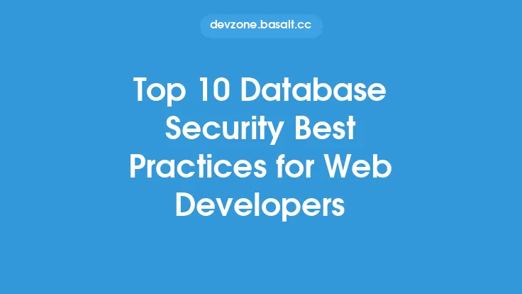 Top 10 Database Security Best Practices for Web Developers Thumbnail
