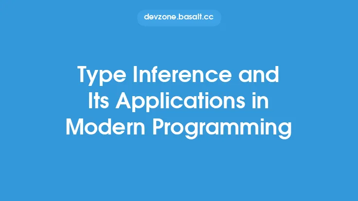 Type Inference and Its Applications in Modern Programming Thumbnail