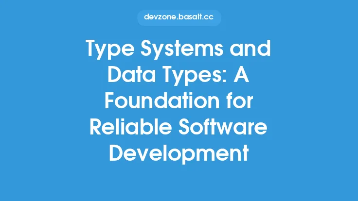 Type Systems and Data Types: A Foundation for Reliable Software Development Thumbnail