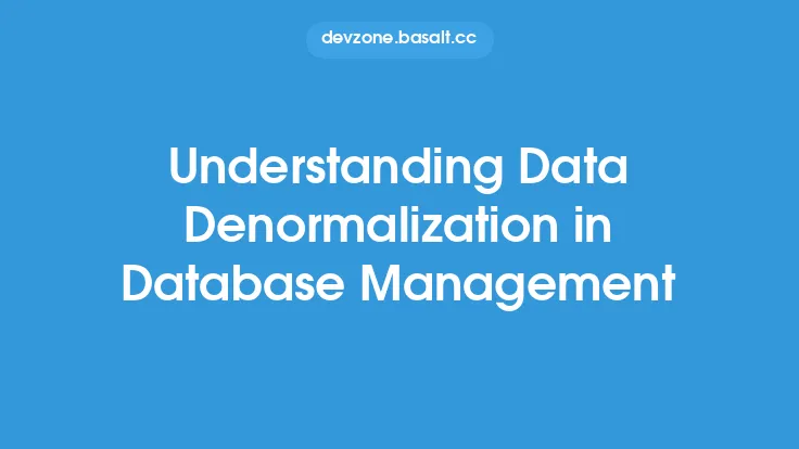 Understanding Data Denormalization in Database Management Thumbnail