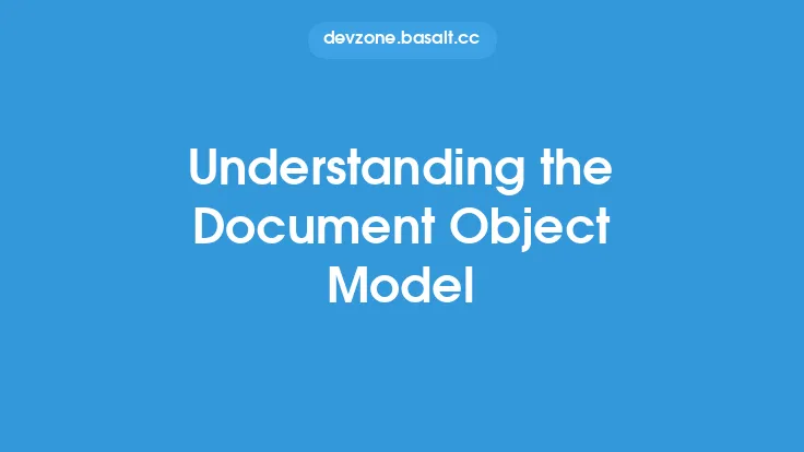 Understanding the Document Object Model Thumbnail