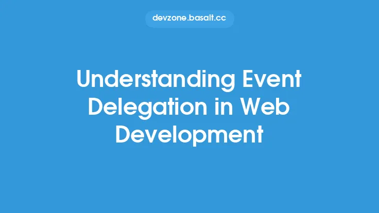 Understanding Event Delegation in Web Development Thumbnail