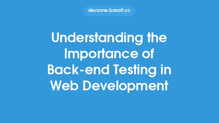 Understanding the Importance of Back-end Testing in Web Development Thumbnail