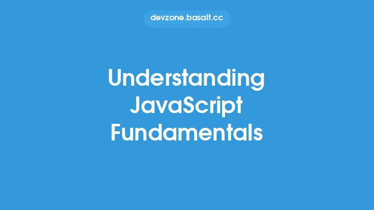 Understanding JavaScript Fundamentals Thumbnail