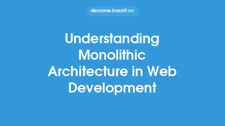 Understanding Monolithic Architecture in Web Development Thumbnail