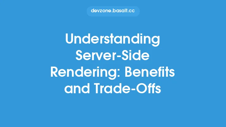 Understanding Server-Side Rendering: Benefits and Trade-Offs Thumbnail