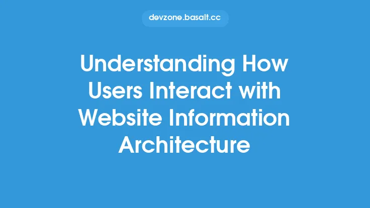 Understanding How Users Interact with Website Information Architecture Thumbnail
