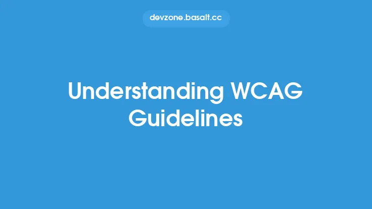 Understanding WCAG Guidelines Thumbnail