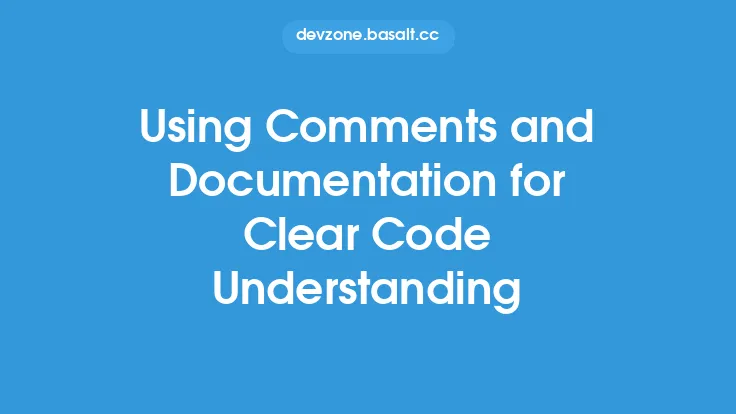 Using Comments and Documentation for Clear Code Understanding Thumbnail