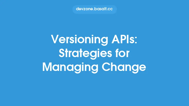 Versioning APIs: Strategies for Managing Change Thumbnail