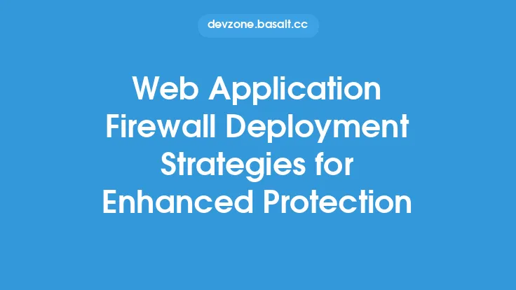 Web Application Firewall Deployment Strategies for Enhanced Protection Thumbnail