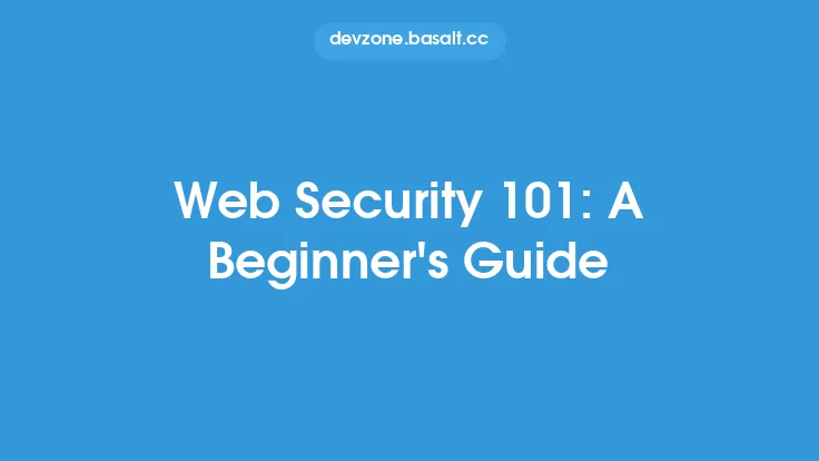 Web Security 101: A Beginner