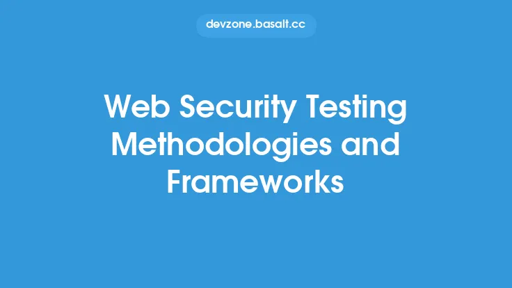 Web Security Testing Methodologies and Frameworks Thumbnail