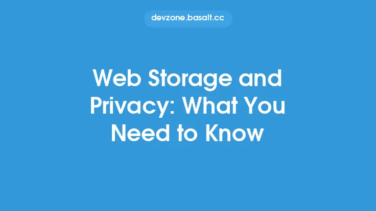 Web Storage and Privacy: What You Need to Know Thumbnail