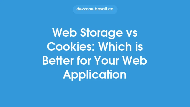 Web Storage vs Cookies: Which is Better for Your Web Application Thumbnail
