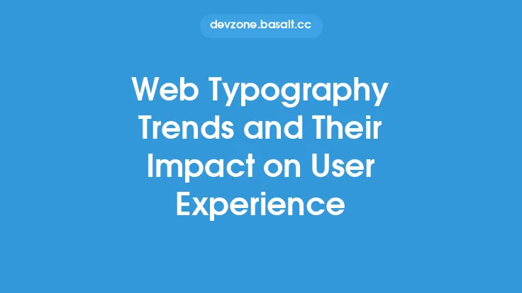 Web Typography Trends and Their Impact on User Experience Thumbnail