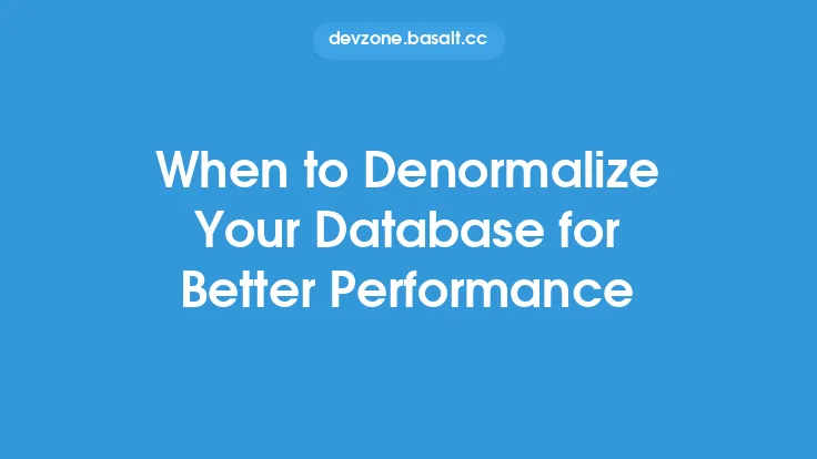 When to Denormalize Your Database for Better Performance Thumbnail