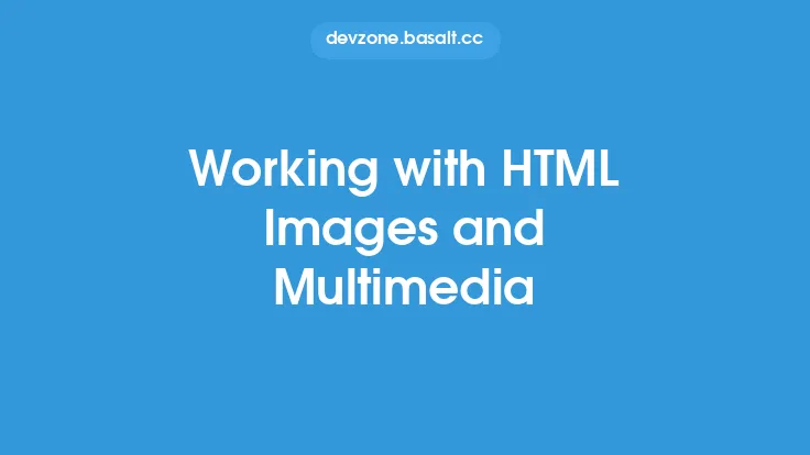 Working with HTML Images and Multimedia Thumbnail